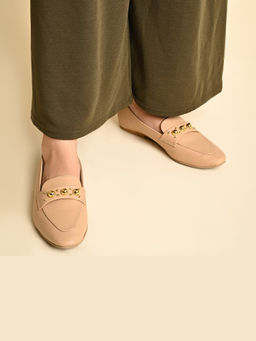 SKO - Rebecca Women Nude Loafers