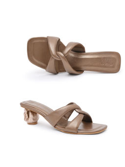 SKO - Arya Bronze Block Heels