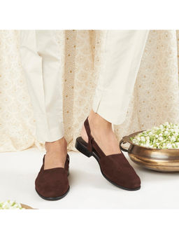 SKO - Men Brown Peshawari Leather Sandals