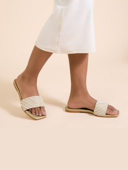 SKO - Helmi Women Gold Flat Sandals