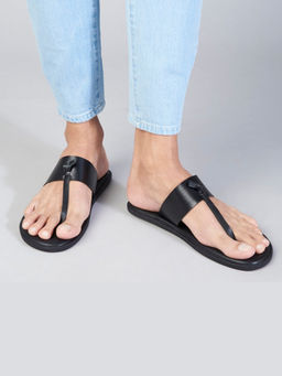 SKO - New York Men Black Slippers