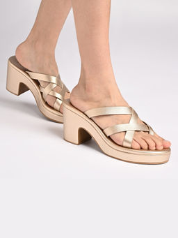 SKO - Salvadore Champagne Gold Platforms