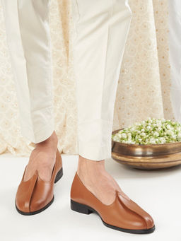 SKO - Men Tan Vegan Leather Mojris