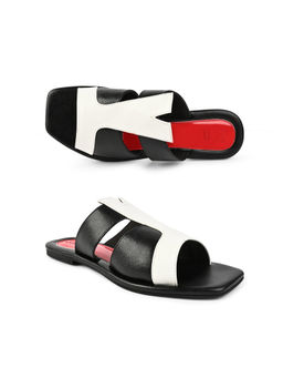 SKO - Athens Black Flat Sandals