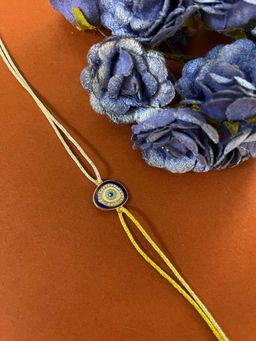 Digital Dress Room - Beautiful Diamond Rakhi Evil Eye Charm Thread Rakhi