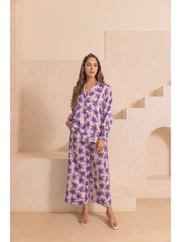 Polago Clothing - Lavender Floral Co-Ord (Set of 2)