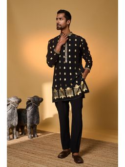 Masaba - Men Black Abstract Kurta with Pant