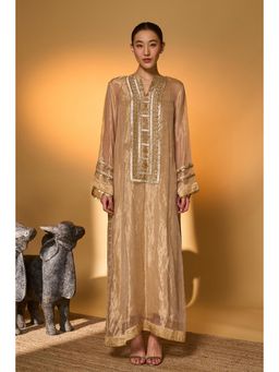 Masaba - Gold Moonfield Tales Kaftan with Slip