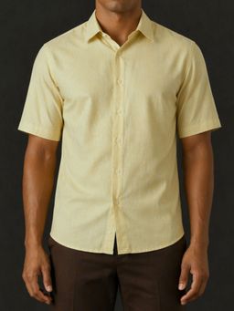 IZF - Yellow Linen Casual Shirt