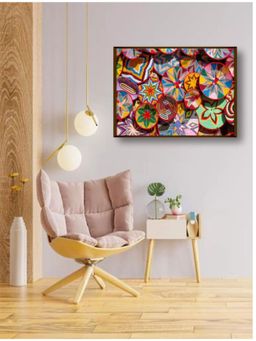 The Art House - Abstract Painting Multicolor (40X30 Inches)