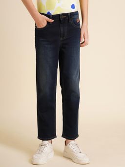 Jack & Jones Junior - Boys Straight Fit Blue Jeans