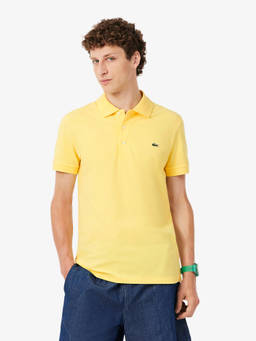 Lacoste - Slim Fit Stretch Pique Polo T-Shirt- Yellow
