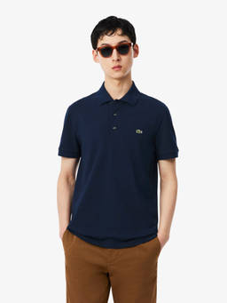 Lacoste - Slim Fit Stretch Pique Polo T-Shirt- Navy Blue