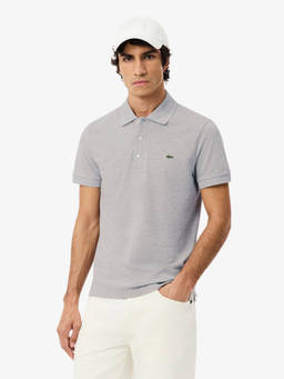 Lacoste - Slim Fit Stretch Pique Polo T-Shirt- Grey