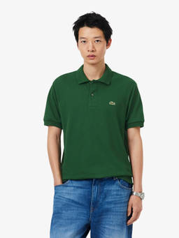 Lacoste - Green Solid Straight Fit Polo T-Shirt