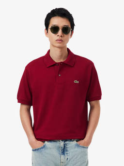 Lacoste - Red Solid Straight Fit Polo T-Shirt