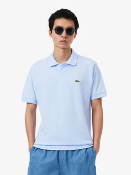 Lacoste - Blue Solid Straight Fit Polo T-Shirt