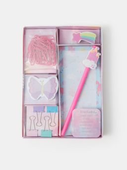 Accessorize London - Kids Girls Mini Unicorn Stationery Set - Tween