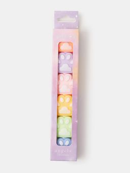 Accessorize London - Kids Girls Pack of 6 Dog Paw Highlighters - Tween