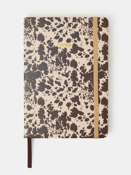 Accessorize London - Kids Girls Cow Print Notebook - Tween