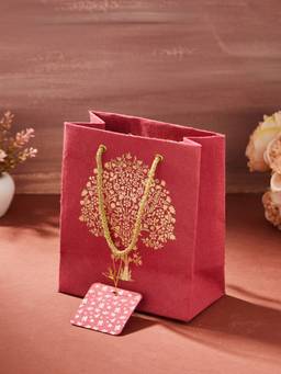Fabindia - Maroon Amra Paper Gift Bag