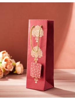 Fabindia - Maroon Amra Paper Gift Bag