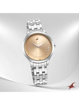 Fastrack - Stunners 4.0 6248SM02 Rose Gold Dial Analog Watch for Women
