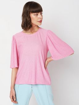 VERO MODA - Pink Flared Sleeves Top