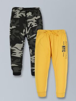 PLUM TREE - Boys Camouflage Print Joggers - (Pack of 2)