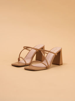 ERIDANI - Mika Beige Heels