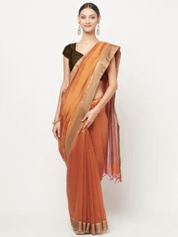 Fabindia - Cotton Silk Maheswhwari Woven Sari