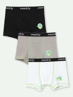 mackly - Boys Printed Trunks (Pack of 3)