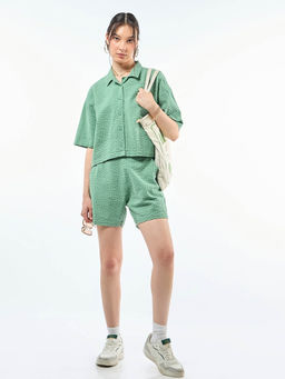 Bewakoof - Women's Green Oversized Co-ordinates