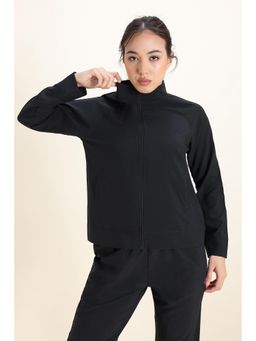 Zivame - Zelocity Quick Dry Relaxed Jacket - Black Beauty