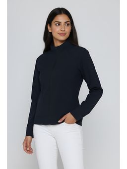 Zivame - Zelocity Quick Dry Relaxed Jacket - Dark Navy