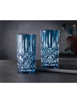NACHTMANN - Noblesse Long Drink Glass - Vintage Blue Pack of 2