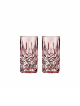 NACHTMANN - Noblesse Long Drink Glass - Rose Pack of 2
