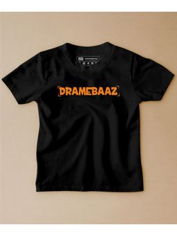 Be Awara - Dramebaaz Half Sleeves Kids T-shirt Black