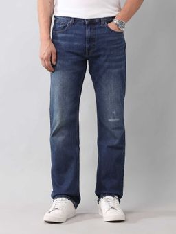 U.S. Polo Assn. Denim Co. - Blue Solid Slim Fit Jeans