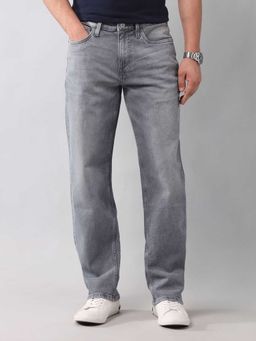 U.S. Polo Assn. Denim Co. - Grey Solid Relaxed Fit Jeans
