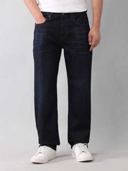 U.S. Polo Assn. Denim Co. - Blue Solid Relaxed Fit Jeans