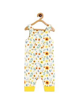 MINI KLUB - Off White Sleeveless Romper For Kids
