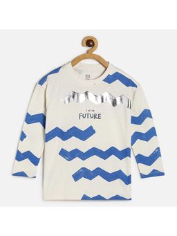 MINI KLUB - Off White Full Sleeves T-Shirt For Boys