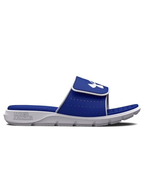 Flip Flops Under Armour Playmaker Slides Youth White Under Armour