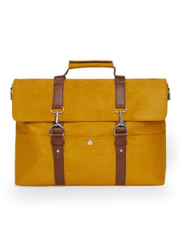 MBOSS - Faux Leather 15.6 Inch Laptop Messenger Bag