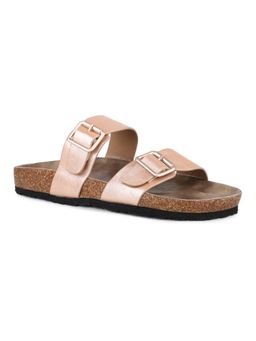 Inc.5 - Womens Rose Gold Casual Solid Open Toe Sandals