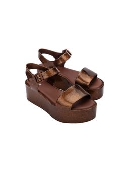 Melissa - Women Mar Platform Brown Sandals Heels
