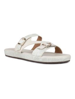 Inc.5 - Womens Cream Casual Solid Open Toe Sandals