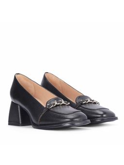 Saint G - Womens Black Leather Loafers