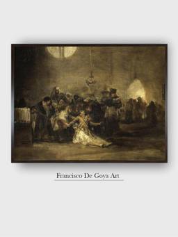 The Art House - Exorcism Scene Framed Wall Art